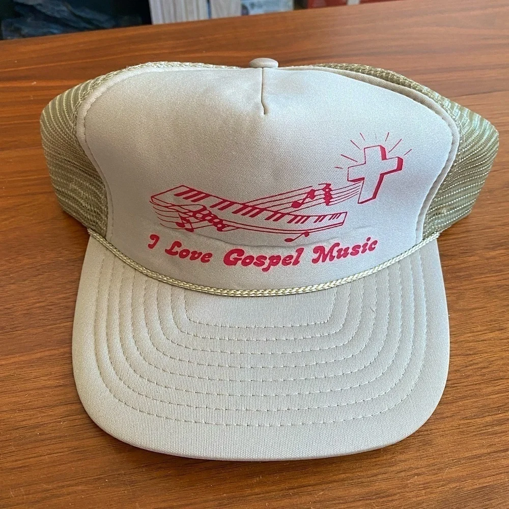 I Love Gospel Music Old School Trucker Hat